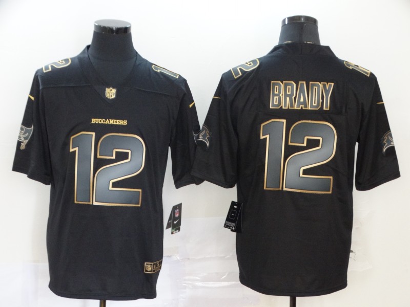 Men Tampa Bay Buccaneers #12 Brady black New Nike Limited Vapor Untouchable NFL Jerseys style 4->tampa bay buccaneers->NFL Jersey
